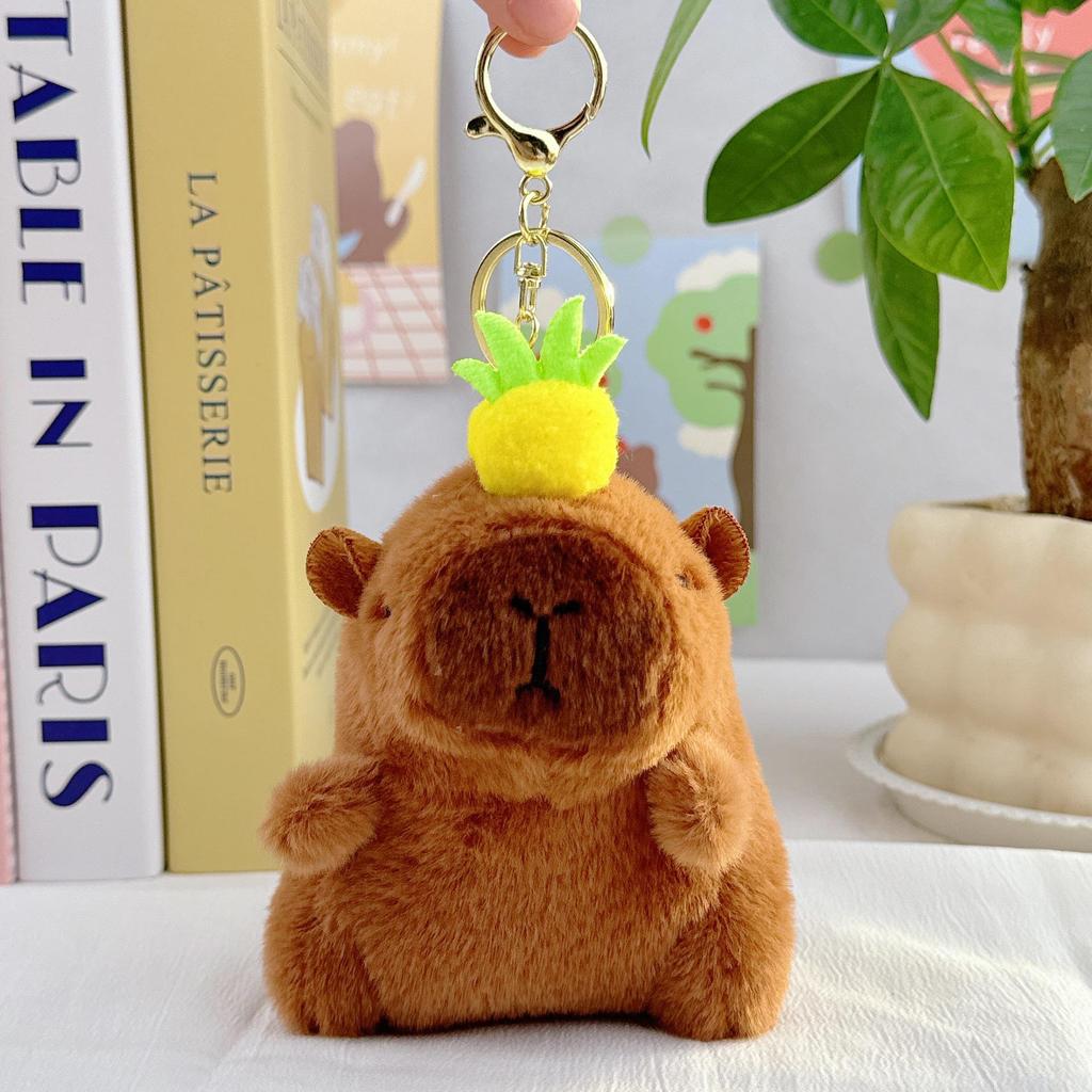 Popular Guinea Pig Plush Keychain - Cute Cavy Backpack Charm & Ornament
