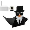 ABS Pinguinform Toilettenpapierhalter Badezimmer Taschentuchständer Niedlicher Pinguin Toilettenrollenhalter Dekoration Schmuckstück Für Toilette