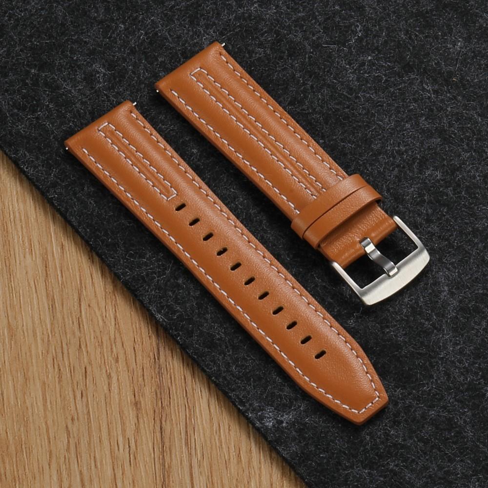 22mm 18mm Official Leather Strap  For Huawei Watch GT6 46mm Business Style Band For Huawei Watch GT5 6 Pro 46mm Wristband