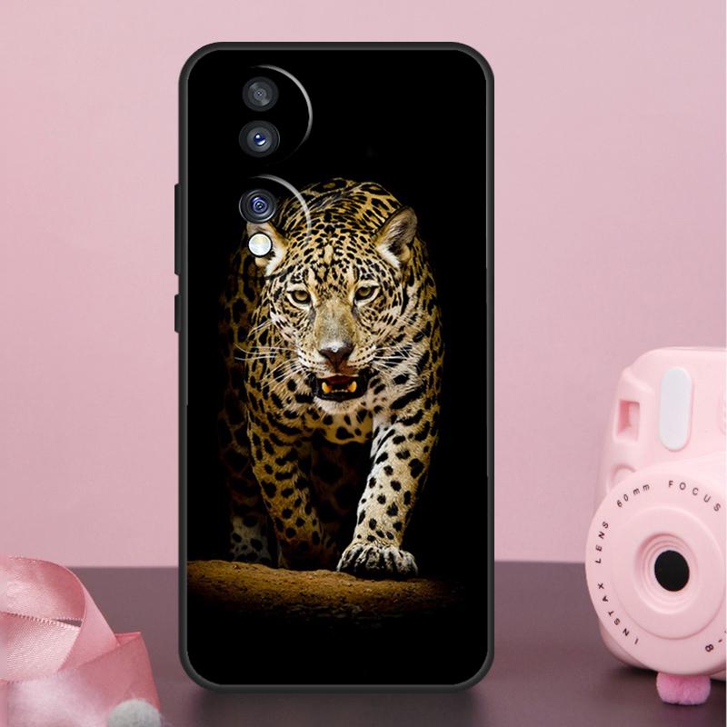 Cheetah Panther Snow Cheetah Case For Honor X9a X8a X7a X6a X7 X8 X9 X9b X8b Honor 10 50 70 90 Lite Magic 6 5 Pro Cover