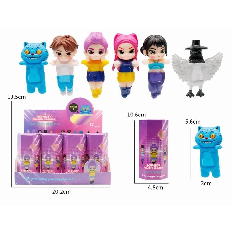 @Hot style Kpop Demon Hunters Blind Box% Decorative Mini Anime^& Figures Ornaments Dolls Fans Children Christmas Birthday Gifts!