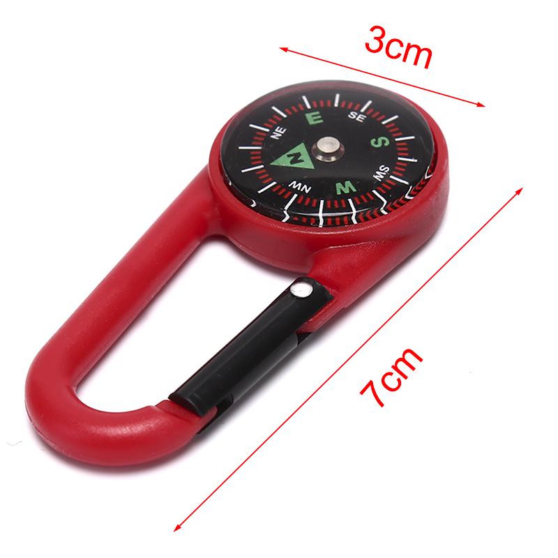 Portable Climbing Hook Compass Key Chain Compass Outdoor Camping Compass