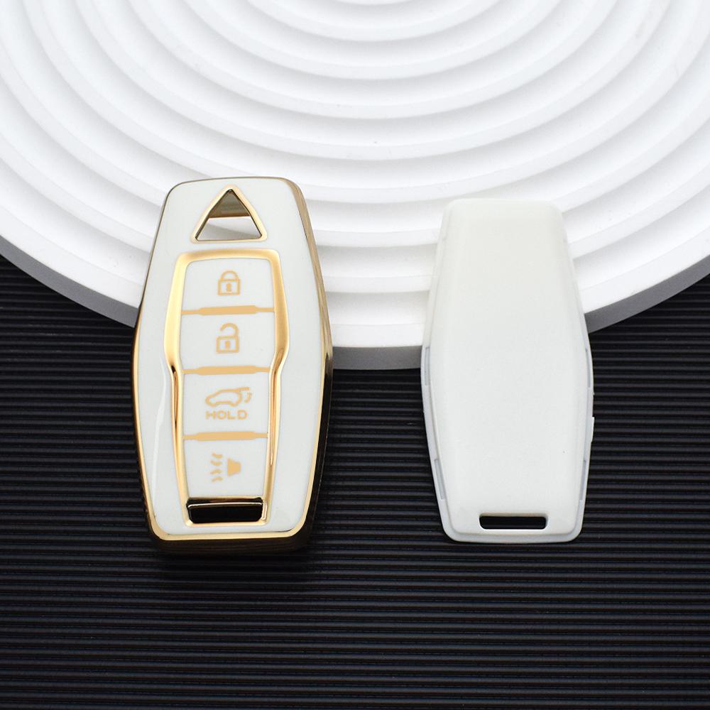 2 3 4 Bottons for Mitsubishi Outlander 2023 2022 2024 TPU Car Smart Key Case Cover Control Remote Key Holder Accessories