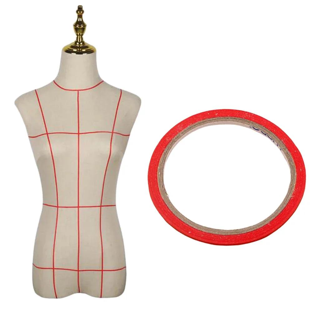 Draping Tape 3mm Mannequin Pattern Making Sewing Whiteboard Marking Tape Artist Dress Form Warning Drawing Grid Line