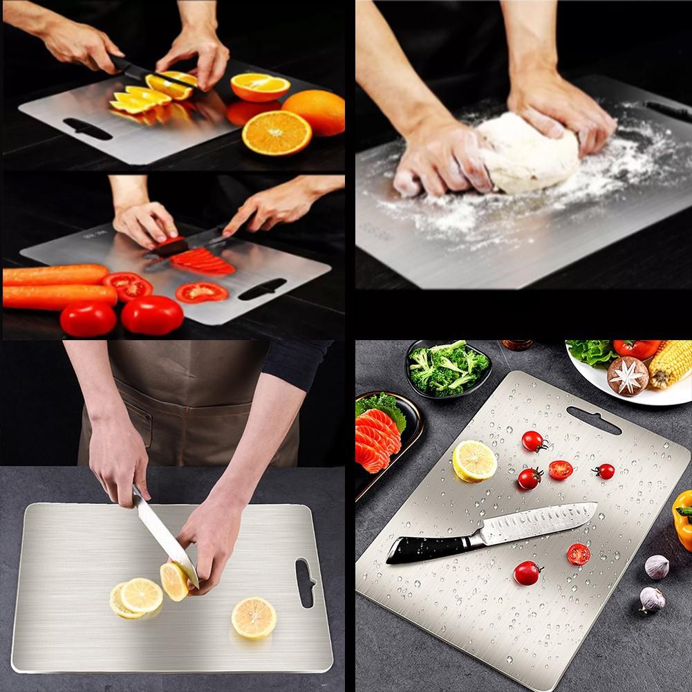 

Stainless-Steel Heavy Duty Cutting Board Chopping Board Fits For Kitchen AU