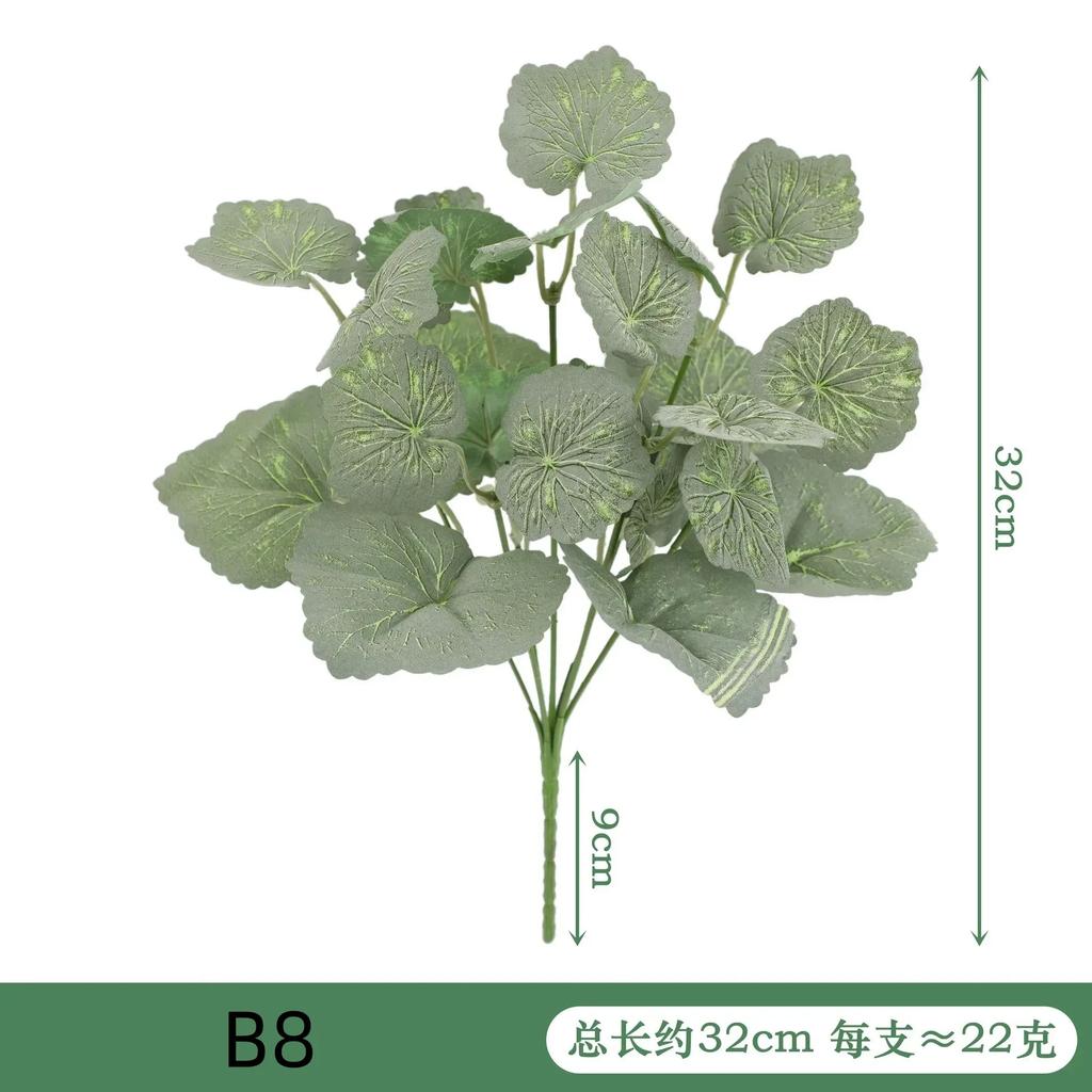 Artificial Plant Desktop Decoration Fake Green Plant Accessories Plastic Flowers Outdoor Decoration Wedding Venue Layout