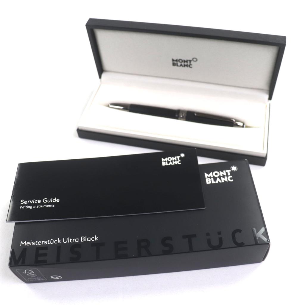 Great MONTBLANC Fountain Pen Meisterstückle Grand Ultra Black 14K Mens Used