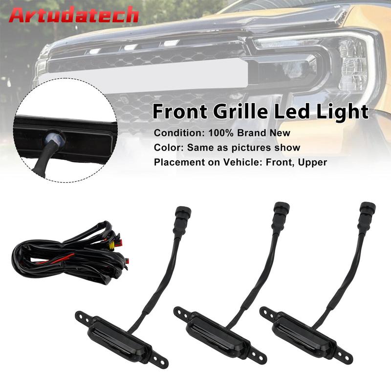 Artudatech Yellow Led Light Front Bumper Grille Fit Ford Ranger Next Gen Wildtrak  2024 2025