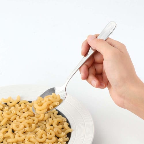 Cuillères de table Buyer Star, Set de 6 cuillères en acier inoxydable, 18,5 cm, Acier inoxydable élégant avec une finition miroir et des parois épaisses, Idéal pour le curry, la soupe