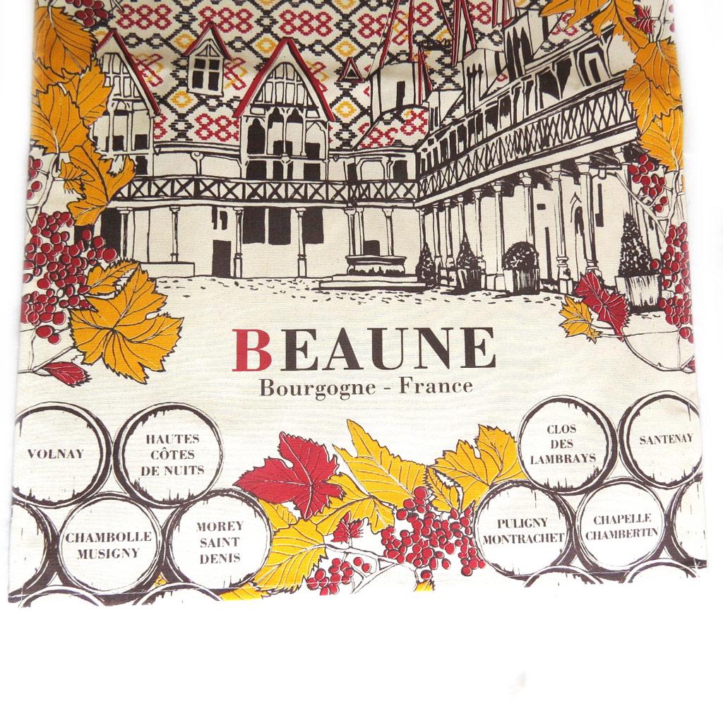 Les Trésors De Lily [L1235] - Torchon créateur 'Beaune' beige