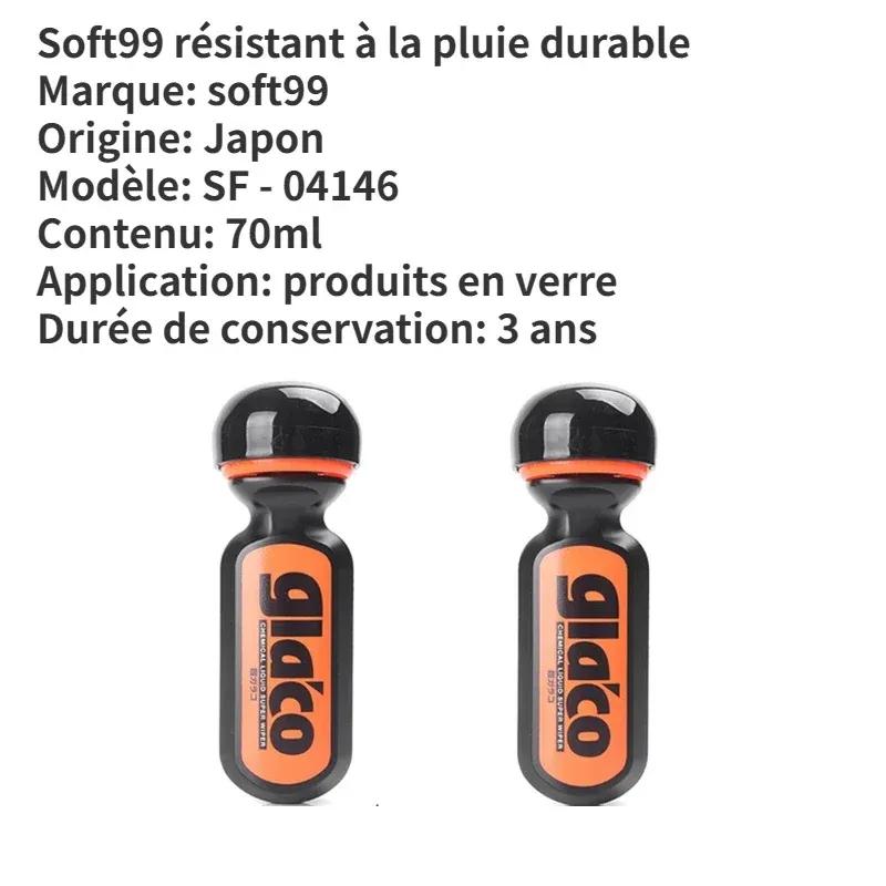 Soft99 Japonia Parbriz Mașină Sticlă Repelent Apă Ploaie Îndepărtare Film Ulei Sticlă Mașină Acoperire Hidrofobă Tratament Anti-ploaie