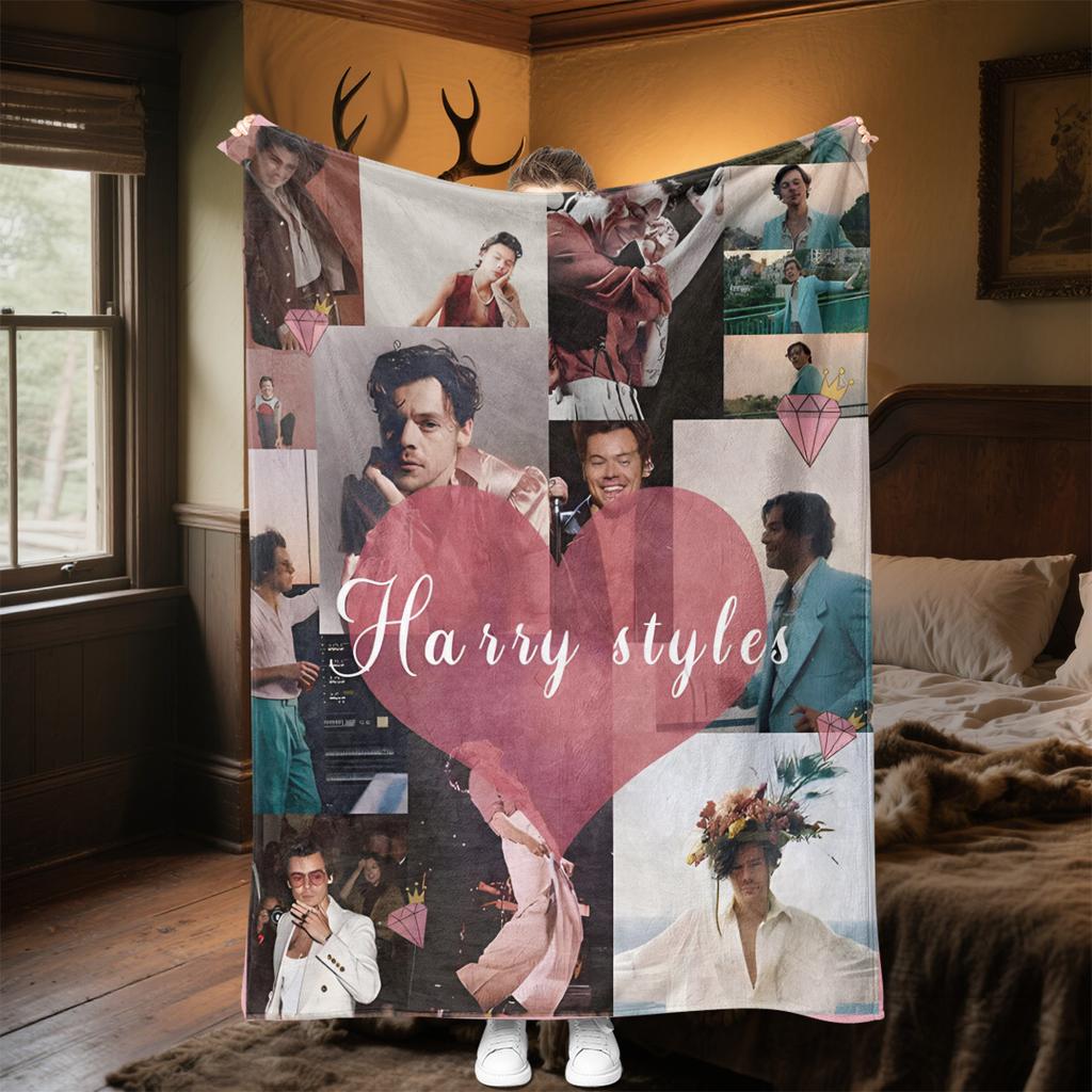 Harry Styles Starry Night Blanket Soft Comfortable All Seasons Perfect Gift Couch Office Nap Ideal Outdoor Trips