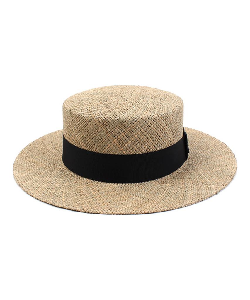 Yunibeosyeolkemiseuteuli Bau Flat Long Panama Hat Bk Panama Hat