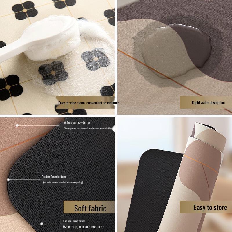 Visionary Soft Diatom Mud Bathroom Mat