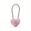 INS Korean Red Heart Lock Keychain Y2K Emo Aesthetic Vintage Charm Keychain Bag Pendant Punk Sweet Accessories Harajuku Jewelry