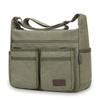 Borsa a tracolla da uomo in tela Vintage Resistente all'acqua Borsa a tracolla Cartella Borsa a spalla imbottita Borsa a mano