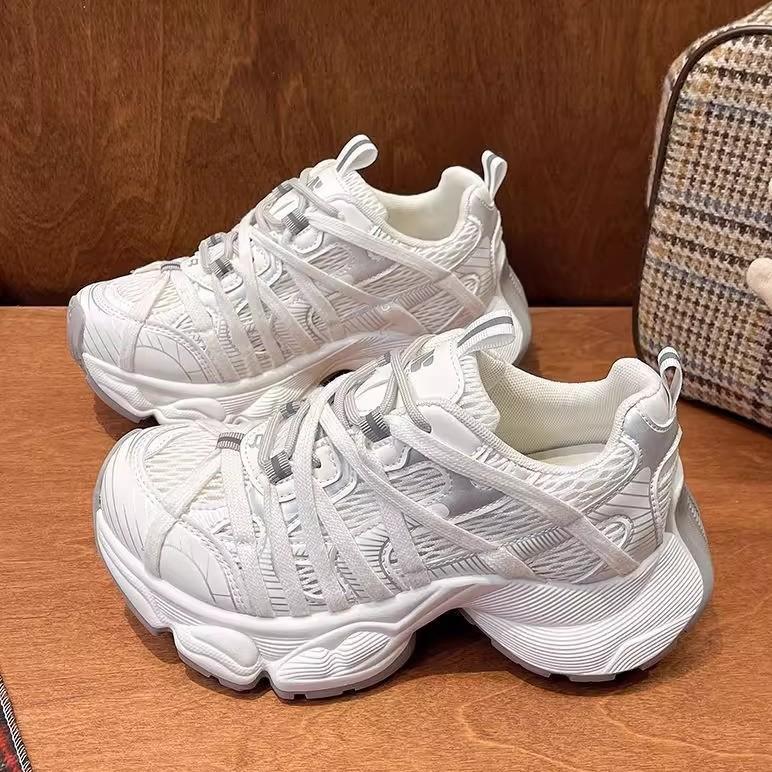 Mesh breathable German training shoes women's 2025 summer new retro lightweight thin casual board shoes platform Forrest Gump shoes women's shoes