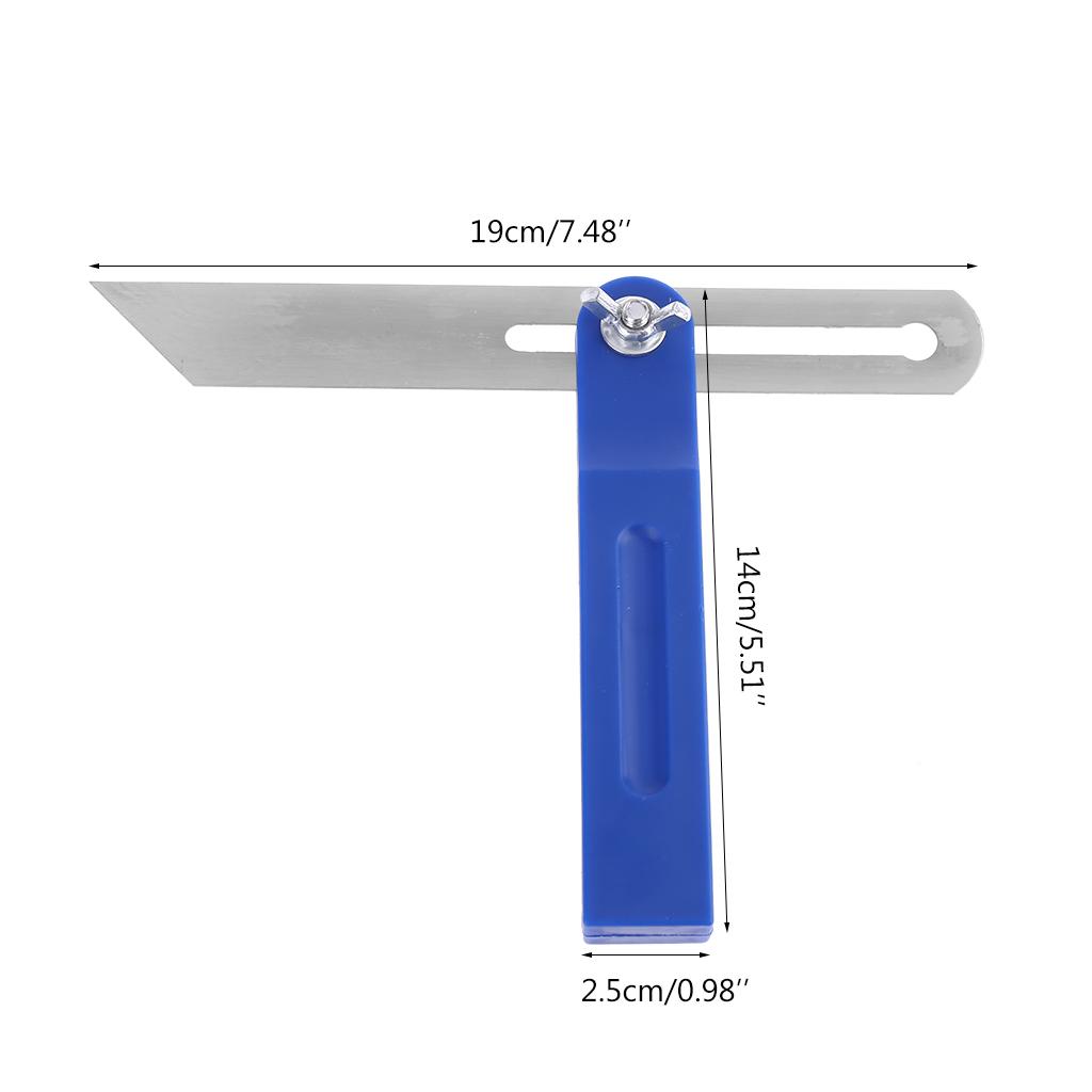 For T Bevel Gauge Adjustable 8" Sliding Wood Making Angle Finder Tool for Making Angles/Transferring Layout Lines Accura