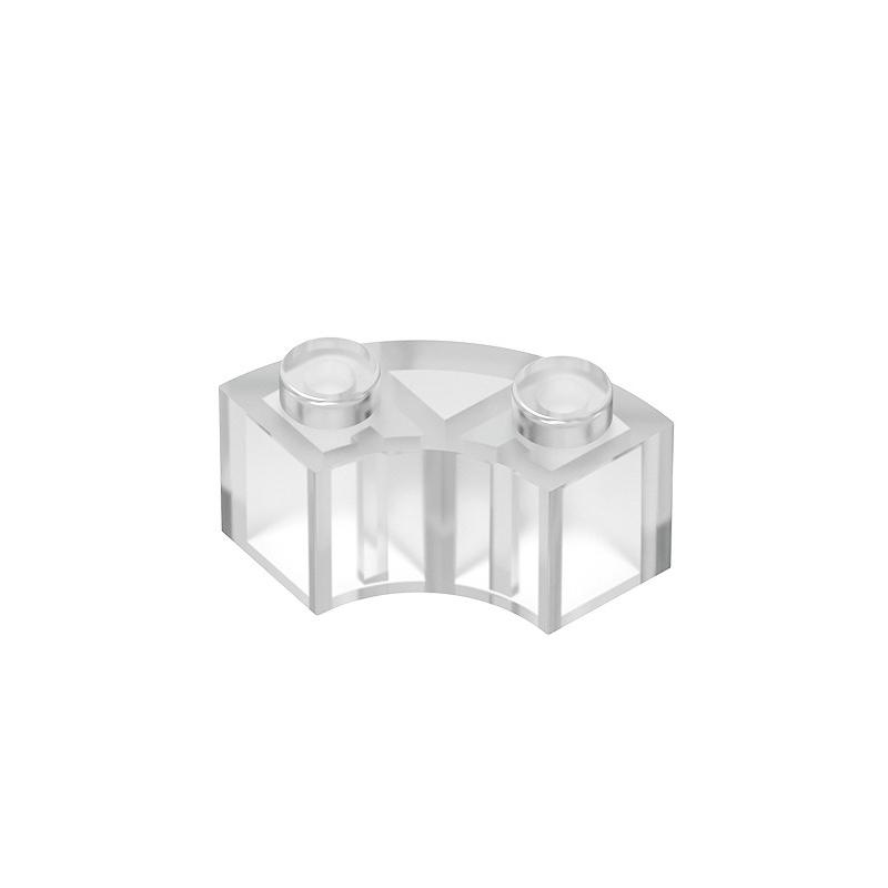 

20PCS compatible with 85080 2X2 1/4 ring bricks, 3063 curved building blocks, DIY educational and creative children s toys