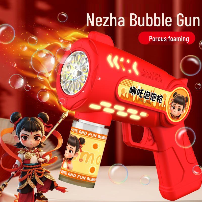 2025 Automatic Gatling Bubble Gun: Trendy Handheld Toy for Kids