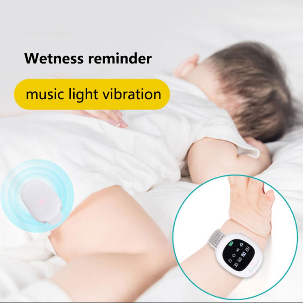 Kabelloser Bettnässer-Alarm Vibrationserinnerung Urinalarm mit Empfänger für Jungen Mädchen Kinder Töpfchentraining Altenpflege