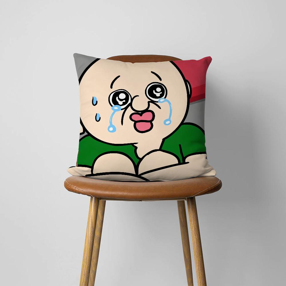 Lustige Bbangbbangs Tagebuch Cartoon Kissen Für Schlafzimmer Auto Café Raum Weich und Wohnzimmer Sofa Dekorative Kissenbezug Hülle