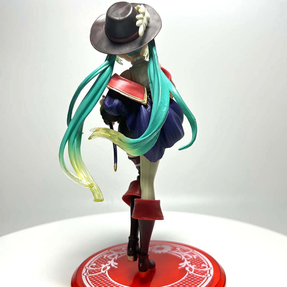 Hatsune Miku Stolní Roztomilá Akční Figurka 11cm Verze s Kočičím Tričkem. Anime figurka Kawaii dívka Model hračka Dárek