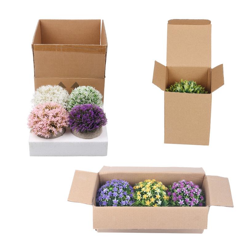 Planta de Simulación Planta en Maceta Decoración de Escritorio de Oficina Adorno de Planta Verde Planta en Maceta Bola de Hierba Planta Verde Milán Eucalipto