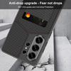 Rotor Bracket Recessed Card Bag Magnetic Phone Case For Samsung Galaxy S26 Ultra 5G, Full Coverage Anti-Fingerprint Shockproof Protective Cover