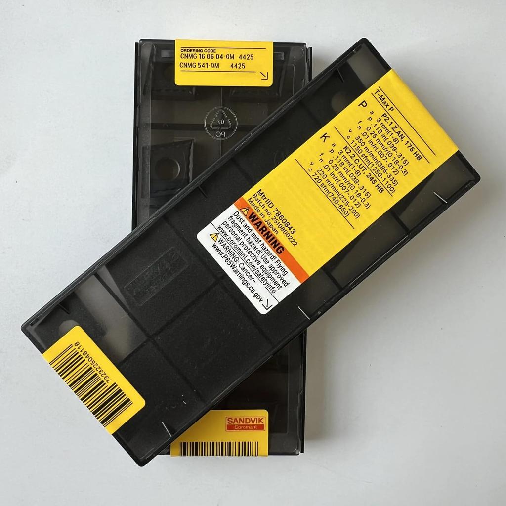 Original Sandvik / CNMG160604-QM 4425 / CNC Lathe Carbide Blade 10 Pcs