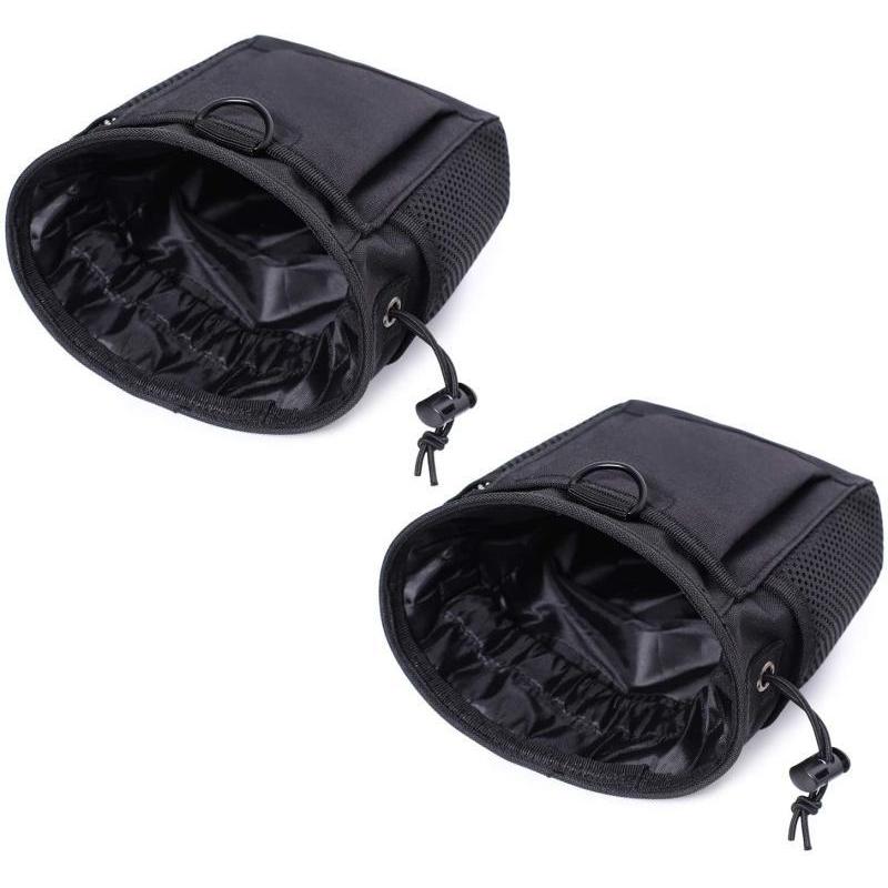 Tactical Camo Dump Pouch Molle Magazine Recovery Bag Drawstring Dump Bag Adjustable Attached Hip Holster Bag