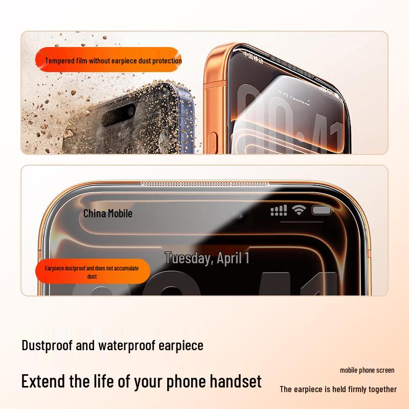 SANZHE iPhone Full Coverage Tempered Glass Screen Protector
