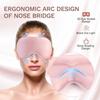 Modern Minimalist Sleep Mask With Adjustable Breathable Polyester For Travel Rest
