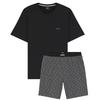 Mens Printed Relaxed Fit T-Shirt & Shorts Set