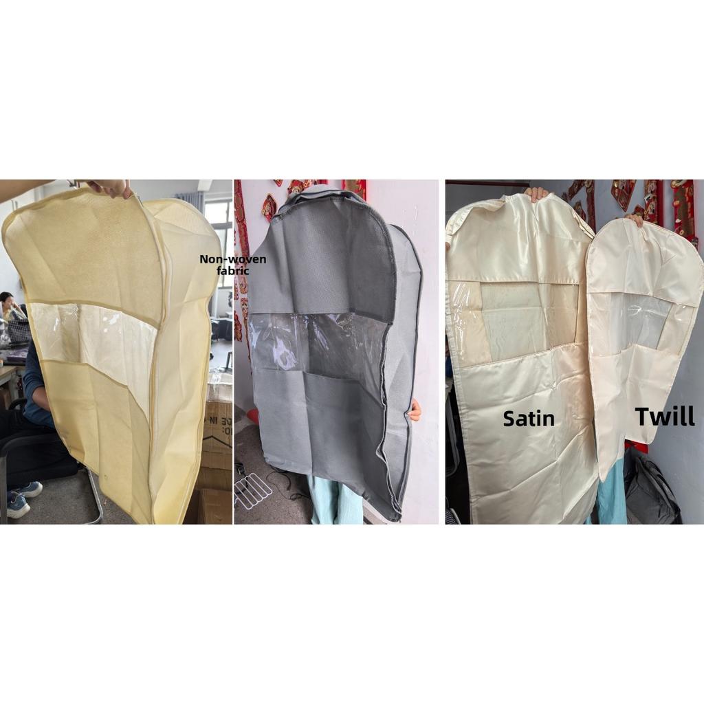 New Down Jacket Compression Dust Cover Wardrobe Clothes Dust Bag - Hanging Household Transparent Garment Hanger Bags, Space Saving Storage Organizer