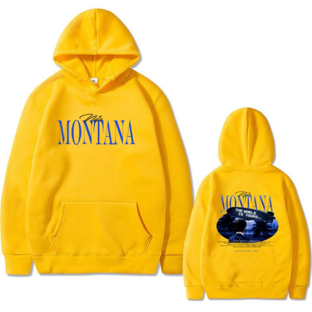 Natanael Cano Nata Montana The World Is Yours Graphic Print Hoodie Unisex Hip Hop Vintage Pullover Men Women Oversized Hoodies