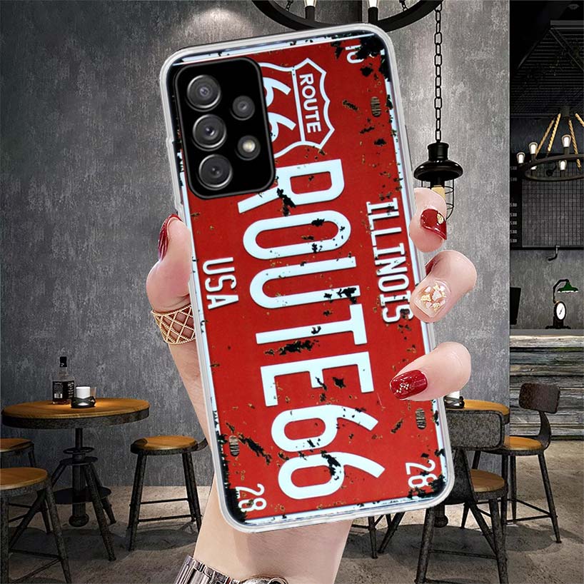 License New York Plate Number Soft Phone Case For Samsung Galaxy S22 S23 S24 S25 Edge S26 Ultra S20 FE S21 Plus + Fundas Coque G