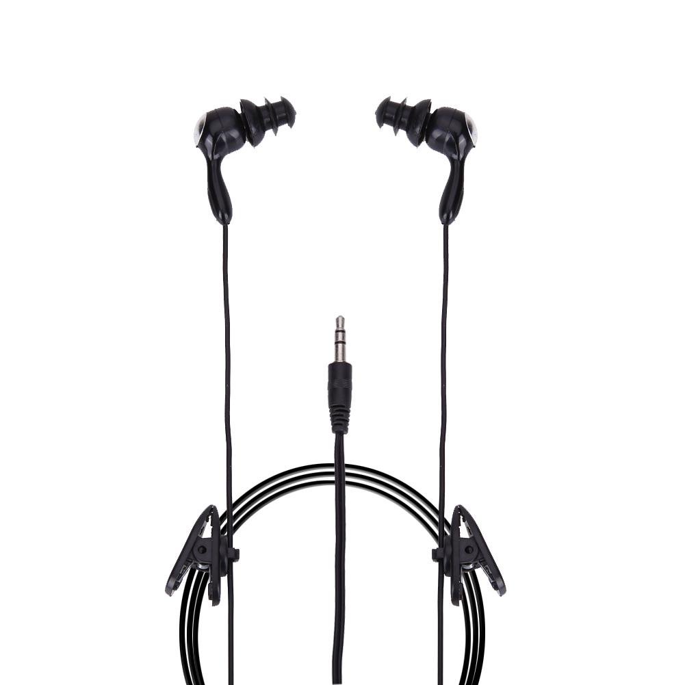3.5mm Sports In-ear Swimming Earphone Waterproof Music Headphone For iPhone MP3 Player Wired Sports Headsets 1PC 2PCS 3PCS 10PCS