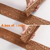 1PC 2.3m/90.55inch 3D Wall Trim Line Skirting Border Self Adhesive Waterproof Baseboard Wallpaper Wall Sticker For Room Home Dec