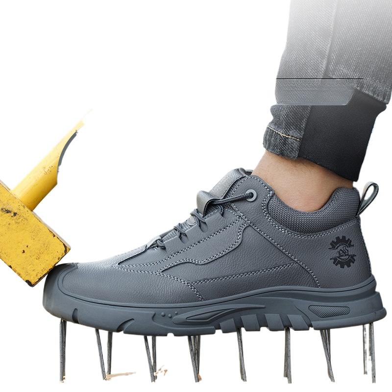 Labor Insurance Shoes Men's Anti-smash and Anti-puncture Wear Lightweight and Comfortable Wear-resistant Non-slip Insulating Safety Work Shoes