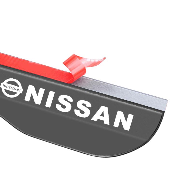 2Pcs Car Rear View Side Mirror Rain Board Sun Visor Eyebrow Guard For Nissan Nismo Tiida Sylphy Teana X Trail T30 T32 Almera Qashqai J10 J11