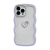 Bunte Kristall 3D Liebe wellige stoßfeste Handyhülle für Iphone 11 12 Pro Max Xsmax X Xr 13 Promax süßes Herz süße Rückseite