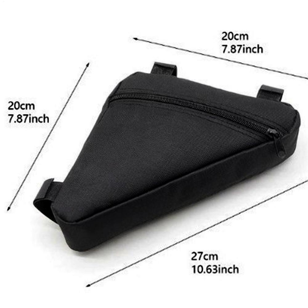 Universal Triangle Bike Frame Bag Water-Resistant, Low-Profile Design Expands Storage For Mountain, Road, Gravel & Commuterbike