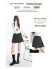 Women's High-Waist Sequin Wool-Blend A-Line Skort: Autumn/Winter 2025 Slimming Side-Slit Hip-Hugging Fashion