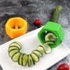Mehrzweck Gemüseschneider Schraube Gurkenschneider Obst Spiral Schäler Salat Modellierwerkzeuge