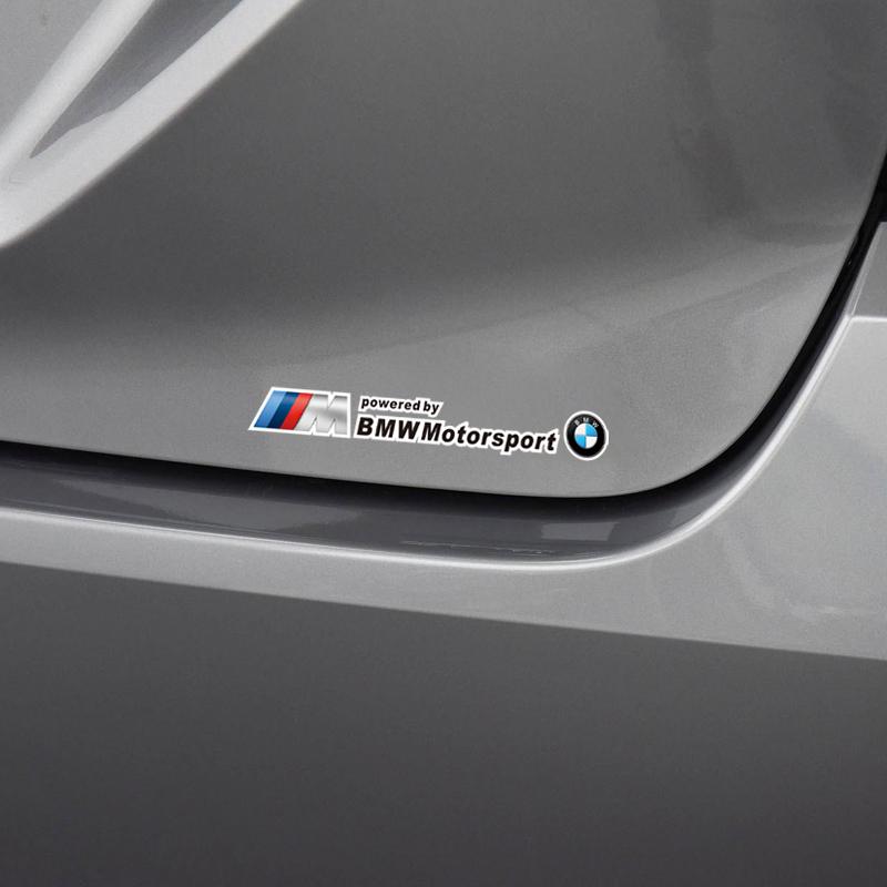 4Pcs Creative Car Logo Decal Scratch Cover Sticker Accessories For BMW G80 G06 G07 G42 G14 G15 G16 F82 F20 F21 F83 M2 M3 M4 M5 M Wzjh87