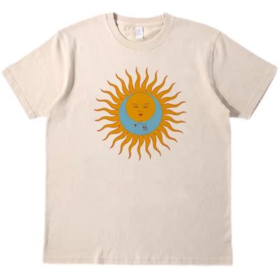 King Crimson Groupe de Rock Art Vintage Imprimé Vintage T-Shirt Mode Hip Hop Streetwear Homme Femme Swag T-Shirt Coton Harajuku