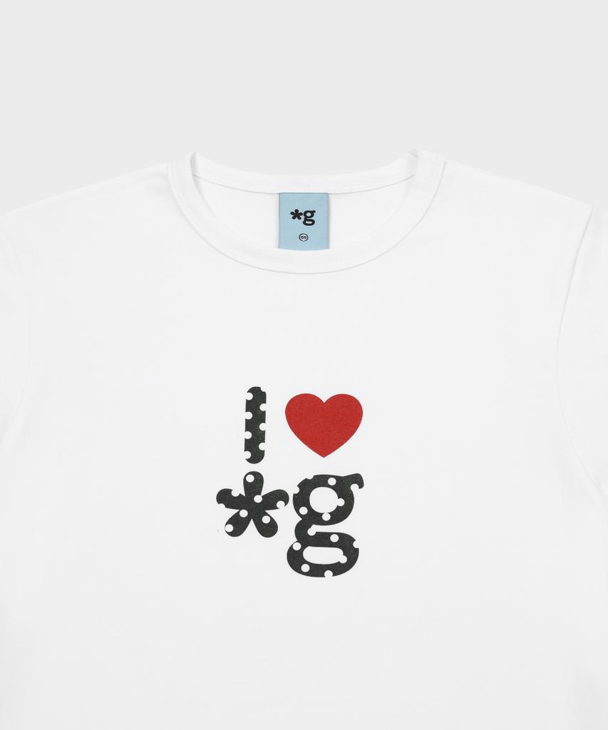 Geulleondeun Heart Logo T-Shirt (White)