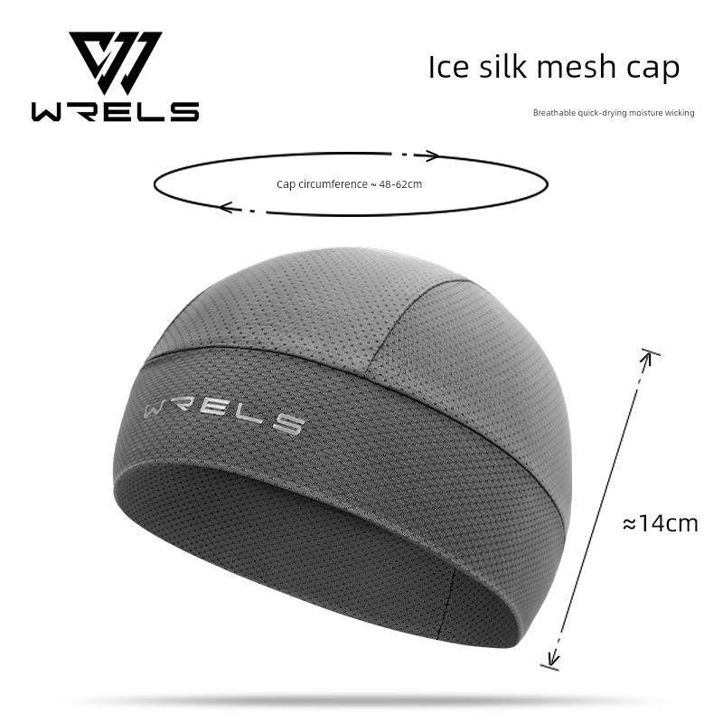 

Running Hat Ice Silk Cycling Hat Summer Sun Protection Quick-Drying Outdoor Men s and Women s Motorcycle Helmet Lining Liner Ventilation Cap Dark gray (honeycomb breathable)