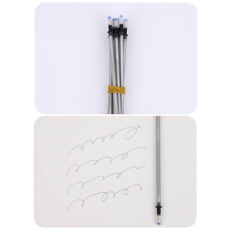 100x/Set Erasable Silver Fabric Markers Mercury-Silver Fabric Pencil Refills